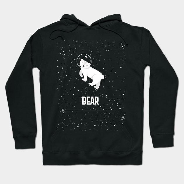 Space bear-CUTE bear IN SPACE Hoodie by happy6fox